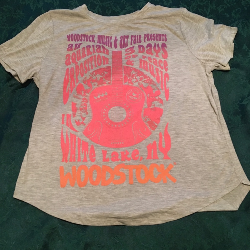 Woodstock Art Music Girls Shirt